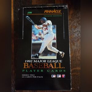 Pinnacle 1992 Major League Baseball Player Cards MISSING ONE PACK